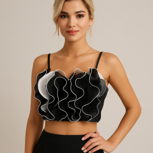 Top con Rouches Eleganti